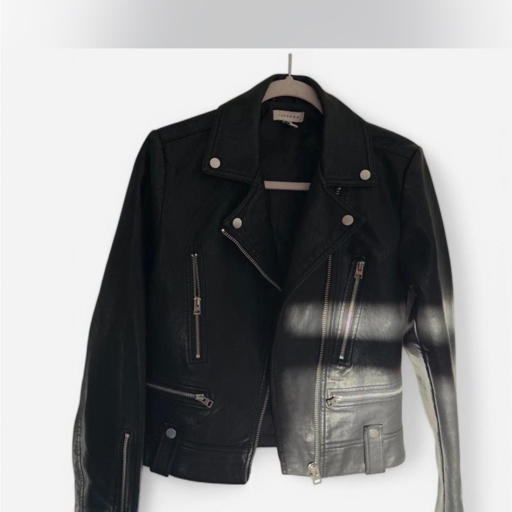 Black Leather Biker Jacket